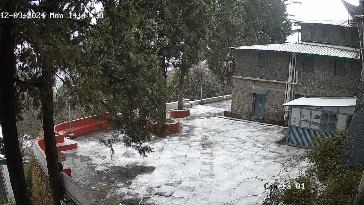 Snow in Nainital